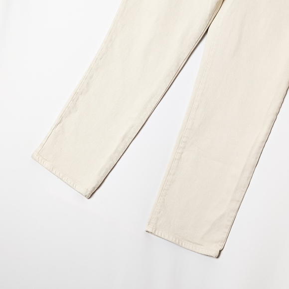 WILFRED  Modern Utility Pant Wide Leg Trouser GD Birch White 2 Aritzia - Picture 12 of 13